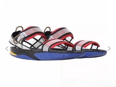 New 10 The North Face Men Unisex Red Black Skeena Sport Adjustable Strap Sandal