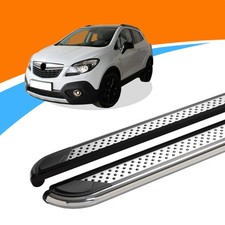 Trittbretter passend für Opel Mokka ab Baujahr 06/2012-08/2016 MYDO Chrom mit AB
