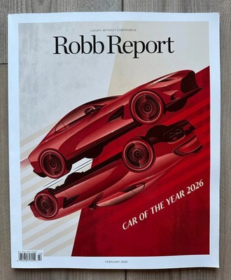 ROBB REPORT February 2026 CAR OF THE YEAR / Tulah's Permanent  Reset NEW!