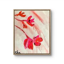 11 x14 EXPRESSIONISM IMPRESSIONISM HANDMADE SIGNED COLORFUL  ABSTRACT ART CANVAS