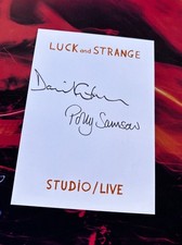 David Gilmour Signed Book Luck And Strange Pink Floyd Polly Samson