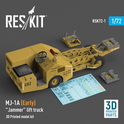ResKit RSK72-0001 - 1:72 MJ-1A (Early) Jammer lift truck (3D Printed model kit)