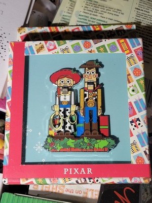 Disney Nutcracker Jumbo Pin feat. Toy Story Woody & Jessie (2022) Brand New USA