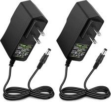 2 Pack DC 5V 2A Power Adapter, AC 100-240V to DC 5V 2A 10W Power Supply Transfor