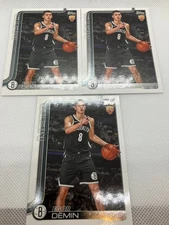 2025-26 Topps Flagship Basketball EGOR DEMON #208 RC Brooklyn Nets x 3