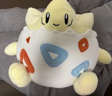 Sanei Boeki Pokemon Mochifuwa Cushion Togepi Height 28.5cm