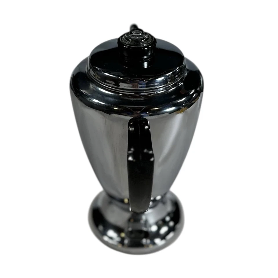 Mirro-Matic 112M 8 tazas percoladora eléctrica cafetera vintage de aluminio Foto 2 de 4