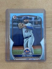 Jose Peroza 2023 Bowman Paper 1st Sky Blue /499 BP-149