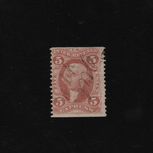 US Scott R25c revenue, manuscript Wells, Fargo & Co. cancel "WF&Co. ????" - Picture 1 of 1