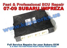 07-09 Subaru Impreza - Ecm Ecu Pcm Mail-in Repair Service Fast Professional