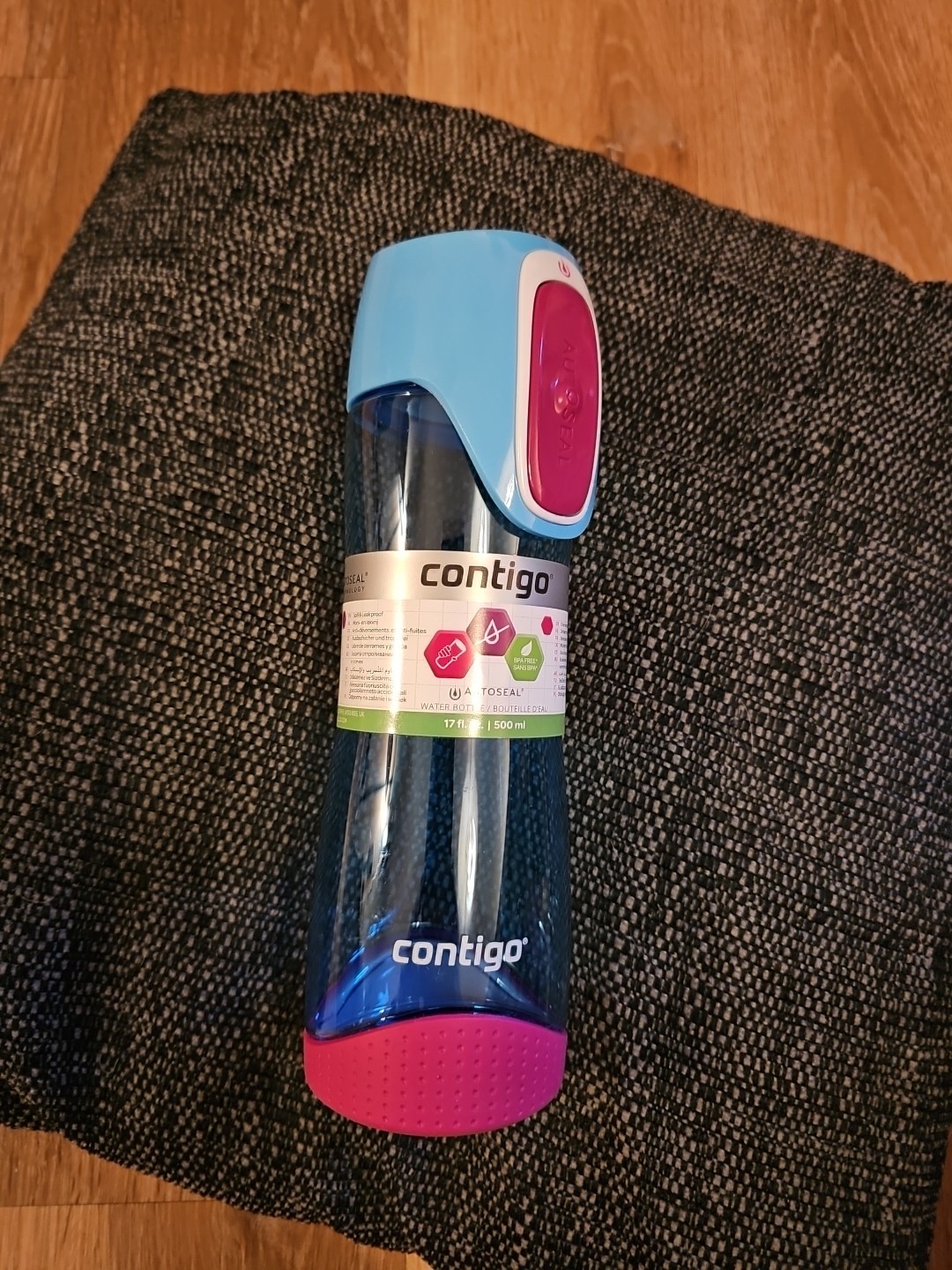 Contigo Swish Autoseal Water Bottle Leakproof BPA Free 500ml Sports Travel Cup