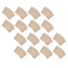 200 Pcs Reusable Drawstring Paper Tea Filter Bags Infuser For Loose Tea Brewing 0.04 per strip