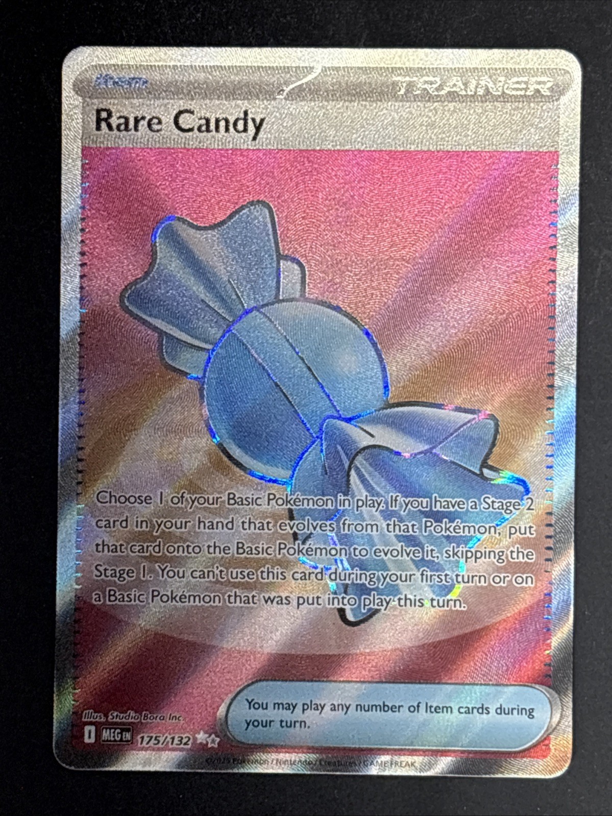 Rare Candy - 175/132, Mega Evolution, Pokémon TCG, Near Mint
