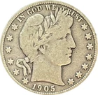 1905-P Barber Half Dollar