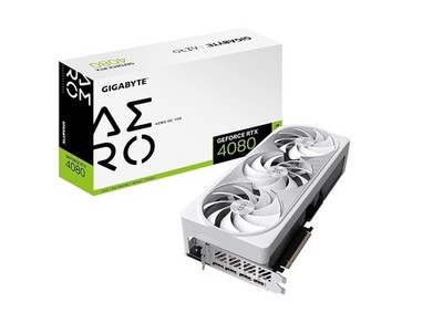 16GB Gigabyte RTX 4080 Aero OC PCI-E 4.0 x16 Card GV-N4080AERO-OC-16GD