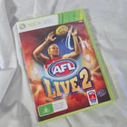 AFL Live 2 XBOX 360 PAL XBOX360 Complete Australia Football