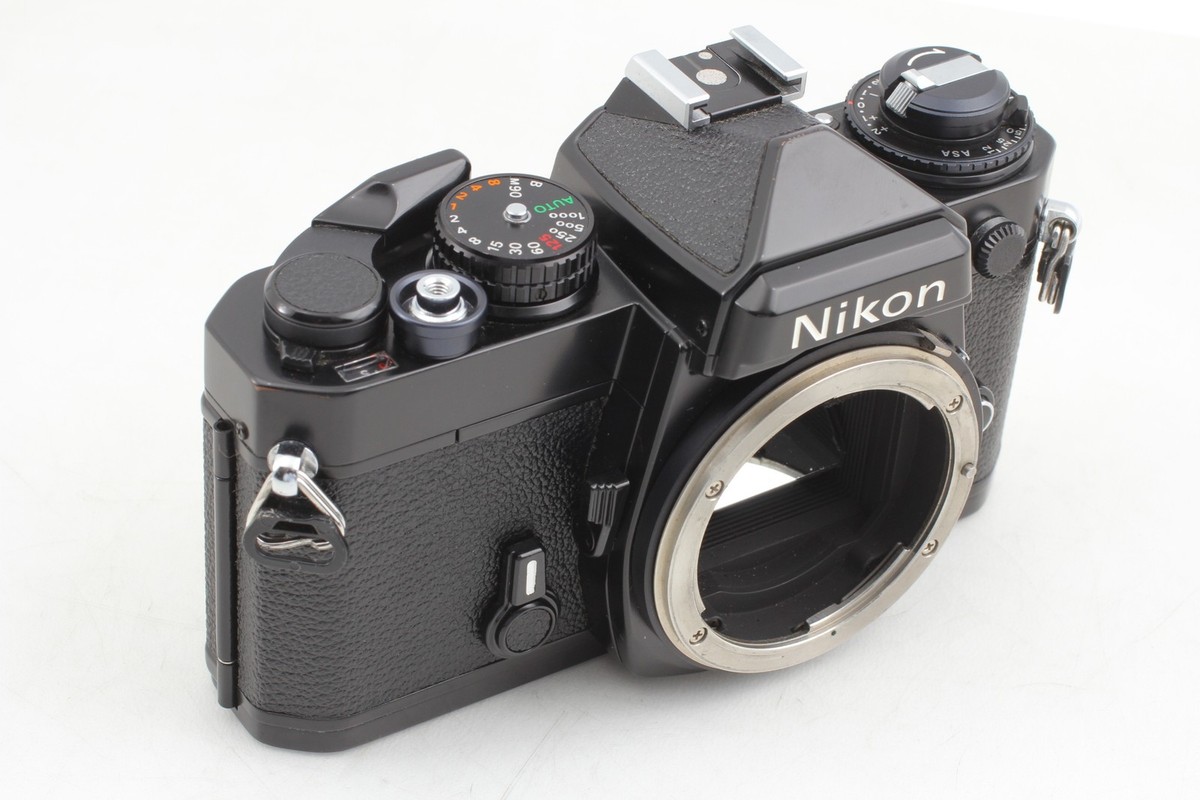 N MINT+++] Nikon FE Black 35mm Film Camera E 36-72mm f/3.5 Zoom