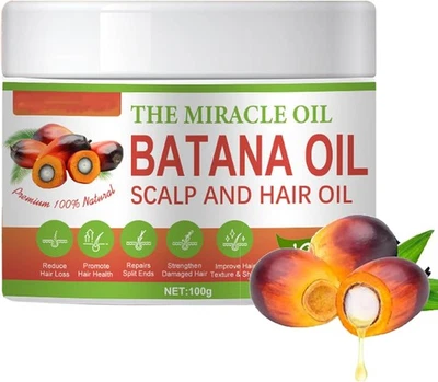 EONFAVE Batana Oil for Hair Growth - 100% Batana Oil from Honduras as Hair Mask, Promot