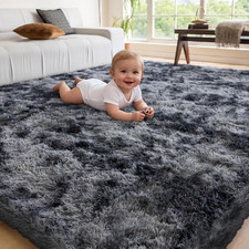 4X6 Area Rugs for Living Room Bedroom, Soft Fluffy Shaggy Bedside Rug, Indoor Fl