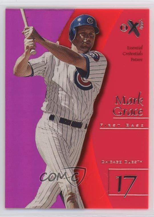 1998 Skybox EX 2001 Essential Credentials Future 11/37 Mark Grace #64 6m7