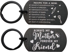 Gifts for Mom - Engraved Metal Mom Birthday Keychain - Mom'S Birthday Mother'S D