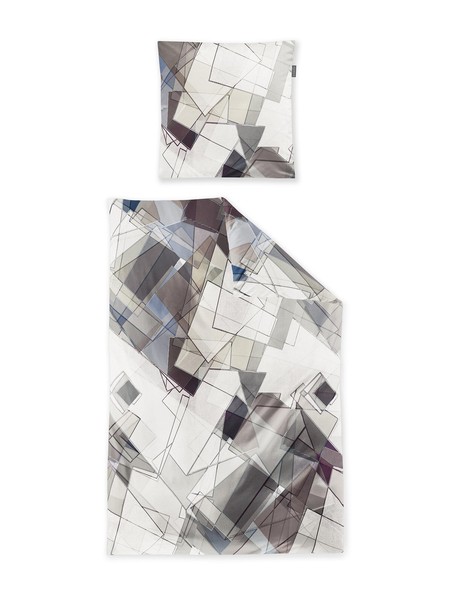 Irisette BettwäSche Wave Satin Bl 135X200 Cm Braun Bettbezug Bettzeug-image