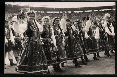 Postcard Moscow, Vi. 1957 World Festival of Youth and Students 