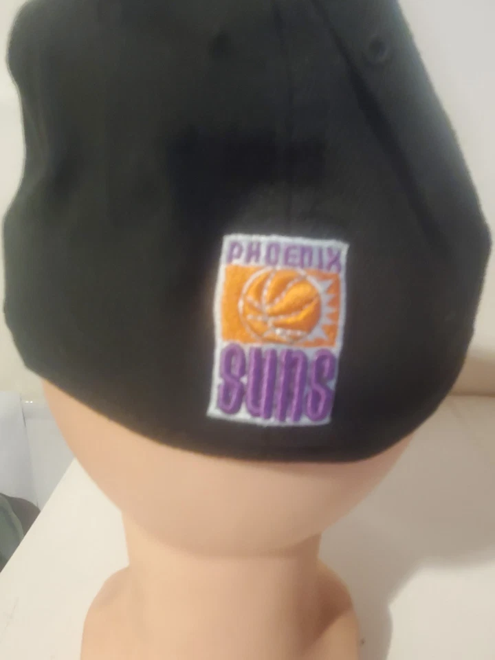 Phoenix Suns Hardwood Classics Fitted Hat Size 7 1/4 New Era 59FIFTY Black Retro - Image 3 of 4