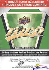 2025/26 Upper Deck MVP Hockey HUGE Factory Sealed Blaster Box-GOLD PARALLELS  