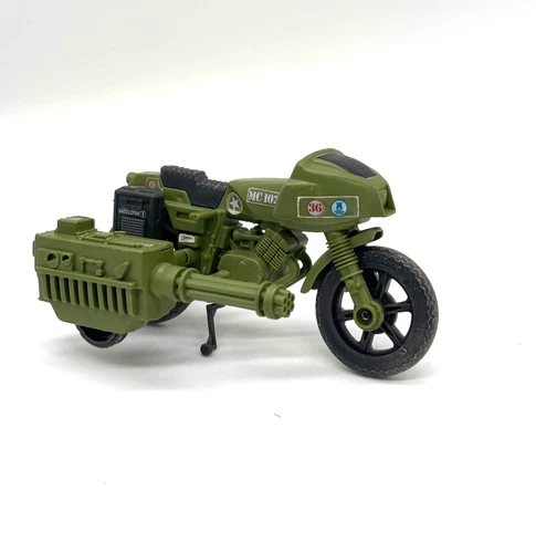 Vintage GI Joe RAM Motorcycle Complete 1982 ARAH - broken kick stand