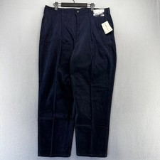 Vintage Ralph Lauren Pants Mens 38 Fits 36x30 Blue Polo Baggy Pleated Deadstock