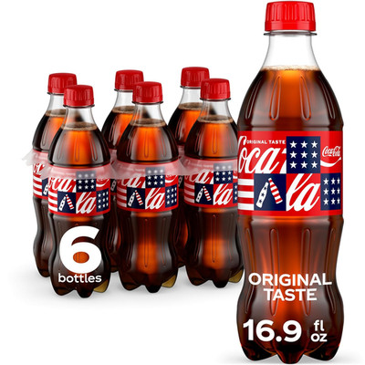 Coke Zero Sugar Diet Soda Soft Drink, 16.9 fl oz, 6 Pack