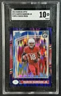MARVIN HARRISON JR. SGC 10 2024 DONRUSS OPTIC #276 PURPLE SHOCK PRIZM ROOKIE RC