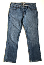 Levi Strauss Signature Size 14 S/C 34x27 Mid-Rise Straight Jeans Women's