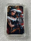 Santa’s Dark Angel Mintage 200 Hayleybug Mint 1 Oz .999 Fine Silver Bar-COA