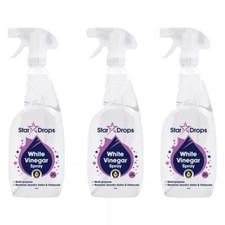 Stardrops White Vinegar Multi Surface Cleaner Spray - 750ml, Pack of 3 3.77 per litre