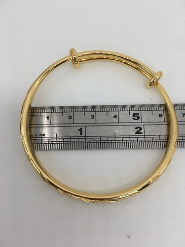 18K 18ct Lady’s Gold Filled IMPERFECT Adjustable Bracelet, Bangle Ref:-514 - Picture 4 of 5