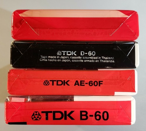 TDK Blank Audio Cassette Tapes AE-60, B-60, D-60 ×2 Type I Normal Position - Picture 6 of 6