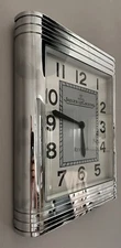 JAEGER-LECOULTRE REVERSO SWISS   STEEL WALL CLOCK