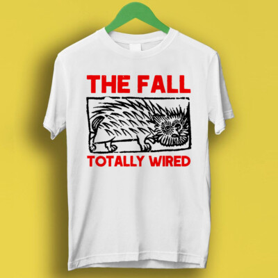  T-Shirt The Fall totally wired limitierte rote Edition Musik Retro cooles T-Shirt P4071