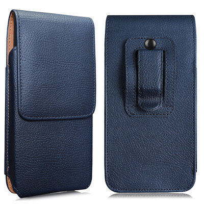 Cell Phones Vertical Carrying Leather Pouch Case Cover With Belt Clip Holster