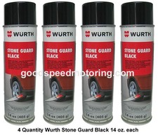 Wurth Stone Guard Spray Aerosol Black - 4 Pack 8890971