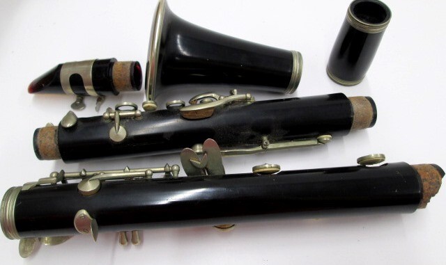 R. Malerne Paris Wood Clarinet, France, Intermediate, Vintage