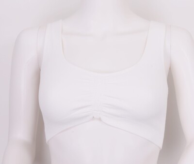 ANWND Beautiful Softness, Slinky Fit, Sport Bra White