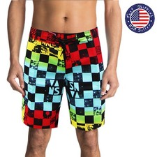 NWT MENS SLIM FIT QUICK DRY SUMMER BEACH SWIMWEAR SWIMMING TRUNKS BOARD SHORTS S
