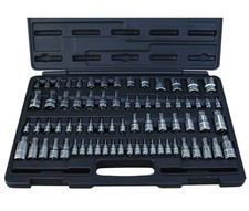 Atd 72pc Master Torx Star E-torx Ribe Torx Plus Bit Socket Set 13772