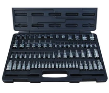 ATD 72pc Master Torx/ Star/ E-Torx/ Ribe/ Torx Plus Bit Socket Set #13772