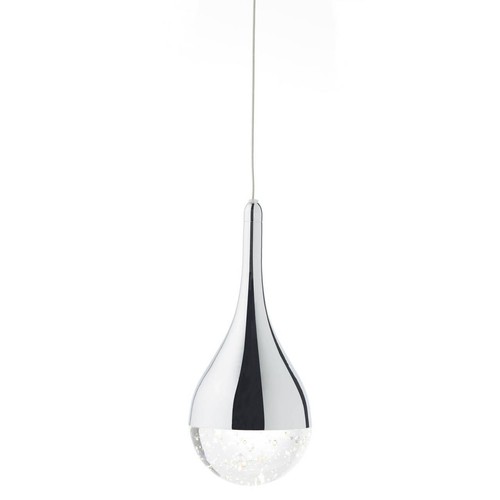 Lampada BRILLIANT Frizzante LED lampada a sospensione 3 luci cromo easyDim | 3x 5W LED integ - Foto 4 di 6