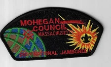2001 National Jamboree JSP Mohegan Council Massachusetts BLACK Bdr. [ELL-421]