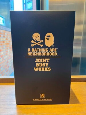 NEIGHBORHOOD BAPE NBHD SHARK INCENSE CHAMBER Black Silver A